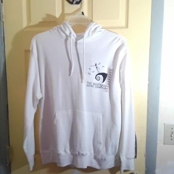 Nightmare Before Christmas Other - Nightmare Before Christmas White Pullover Hoodie Sweatshirt